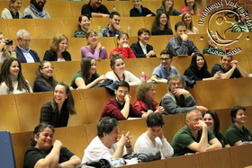 Guide dog trainers at Dog Ethology Conference in Budapest