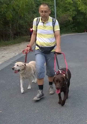 Csaba and His Guide Dog, Bonca