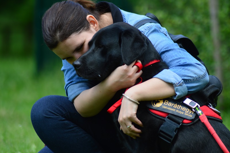 Ani and her Guide Dog, Felhő Passed the Exam