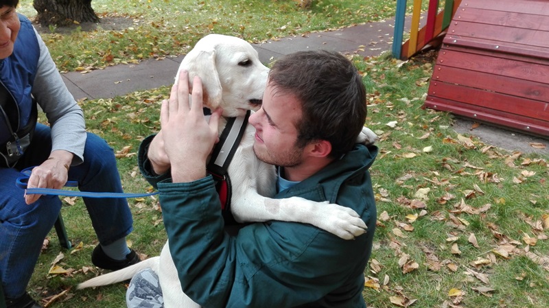 Future Guide Dogs were Taken to Visit to the Primary School of Blind Children