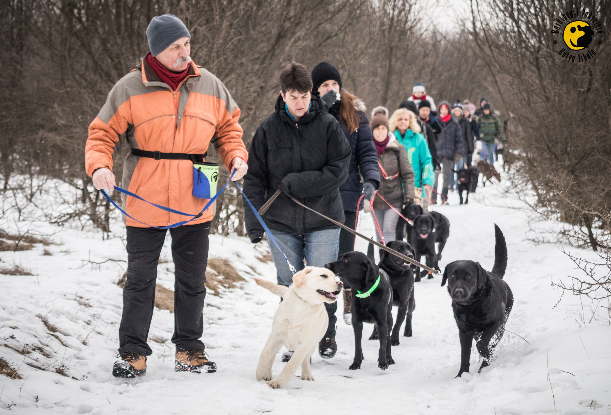 Csapatunk a márciusi hóban