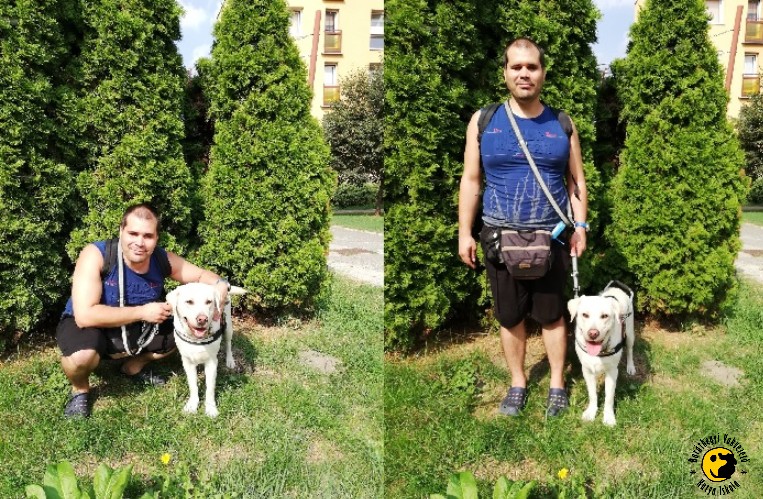 Sándor és Ikon sikeres vizsgát tett