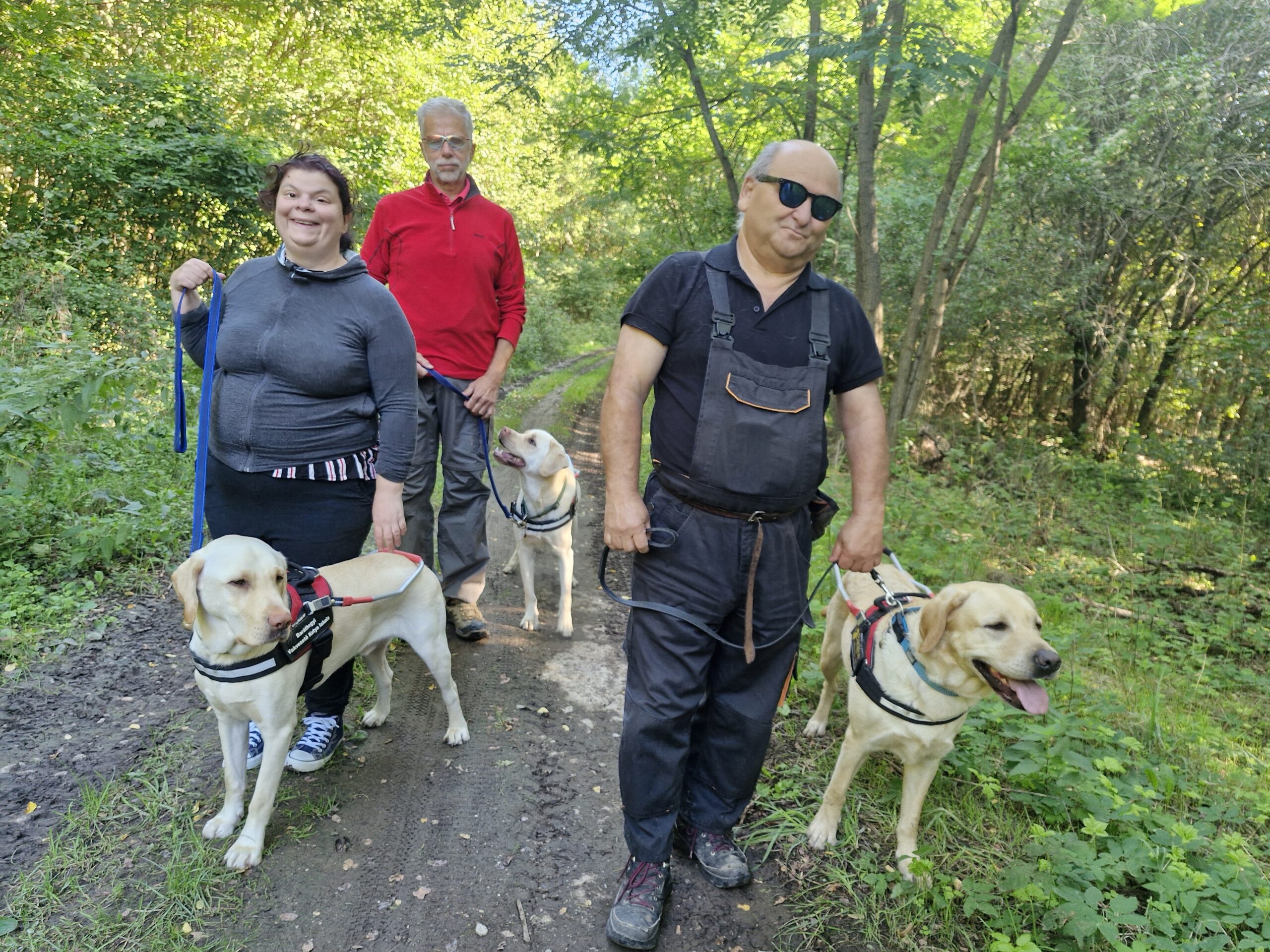 Három látássérült ember kapott új esélyt